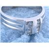 Image 2 : 14k White Gold Ring with Diamonds
