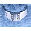 Image 3 : 14k White Gold Ring with Diamonds