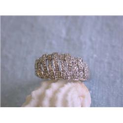 14k Gold Ring with Diamonds
