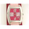 Image 1 : Freelook Women's HA1081CH-5 Pink Dial Leather Band Watch