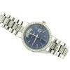 Image 2 : Jules Jurgensen Men's 7478WU Blue Dial Crystal Accented Watch