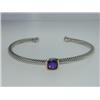 Image 1 : David Yurman18k Gold/Silver, Amethyst Bangle