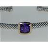 Image 2 : David Yurman18k Gold/Silver, Amethyst Bangle