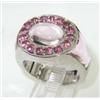 Image 1 : Silver Pink Topaz Ring
