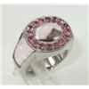 Image 2 : Silver Pink Topaz Ring