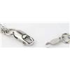 Image 4 : 14K White Gold Blue Topaz Diamond Necklace