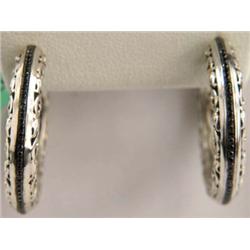 Charles Krypell Black Diamond Earring