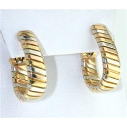 Bvlgari 18K Yellow Gold Earrings