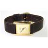 Image 1 : Cartier Silver Leather Strap Watch