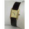 Image 2 : Cartier Silver Leather Strap Watch