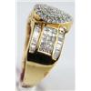 Image 3 : 14K Yellow Gold Diamond Ring