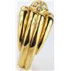 Image 3 : 18K Yellow Gold Diamond Ring