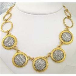 Gurhan 24K Yellow Gold Diamond Necklace