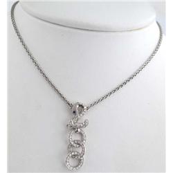 Carrera y Carrera 18K White Gold Diamond Necklace