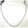 Image 1 : 18K White Gold Diamond Necklace