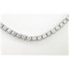 Image 2 : 18K White Gold Diamond Necklace