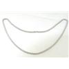 Image 3 : 18K White Gold Diamond Necklace