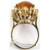Image 3 : 14K Yellow Gold Citrine Diamond Ring