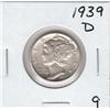 Image 1 : 1939 D HIGH GRADE MERCURY DIME