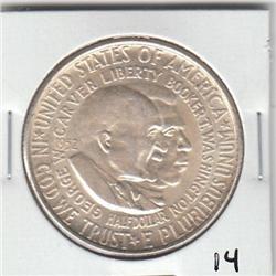 FLASHY UNC 1952 BT WASHINGTON SILVER HALF