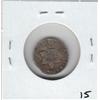 Image 2 : SILVER 3 CENT PIECE CLIPPED 1853