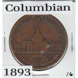 RARE COLUMBIAN EXPO 1893 COPPER