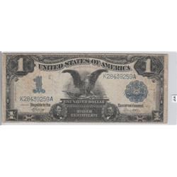 $1 BLACK EAGLE SILVER CERTIFICATE 1899