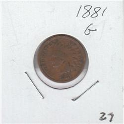 1881 INDIAN HEAD CENT