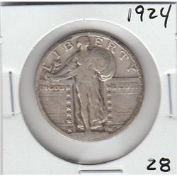 1924 STANDING LIBERTY QUARTER