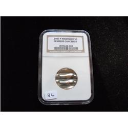 2003 P MISSOURI NGC WAFFLE QUARTER