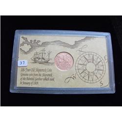 202 YEAR OLD SHIP WRECK COIN EAST INDIA CO. 1808