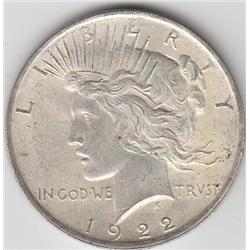 1922 HIGH GRADE PEACE DOLLAR