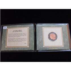 US MINT ERROR OFF CENTER CENT