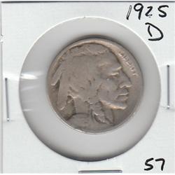 1925 D BUFFALO HEAD NICKEL