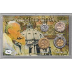 VATICAN COIN SET SHARP DETAILS