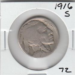 1916 S BUFFALO NICKEL