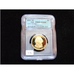 2007 PROOF 69 ADAMS $1