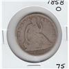 Image 1 : 1858 O SEATED HALF DOLLAR