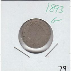 1893 LIBERTY NICKEL