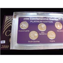 2000 PLATINUM EDITION 50 STATES COMMEMORATIVE QUARTERS