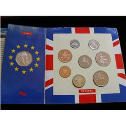 1992 UNITED KINGDOM UNC COIN COLLECTION