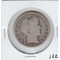 1898 S BARBER HALF