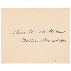 Oliver Wendell Holmes, Sr