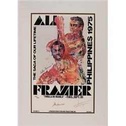 Muhammad Ali and Joe Frazier