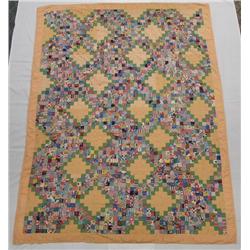 Vintage Coverlet "Grandmother's Flower Garden"