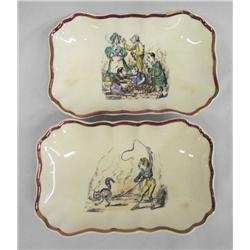 Vintage Gray's English Pottery Dresser Trays