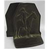 Image 3 : Pr Cast Bronze Indian Bookends w/Hallmark