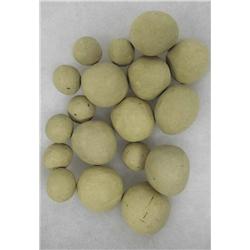 Collection Handmade Clay Marbles