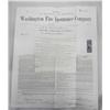 Image 2 : Two 1873 Washington Fire Insurance Policies