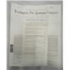 Image 3 : Two 1873 Washington Fire Insurance Policies